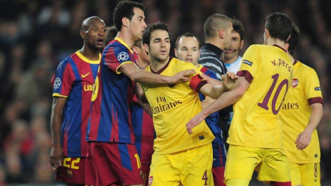 Pertandingan Barcelona vs Arsenal