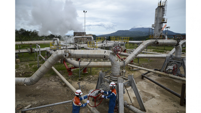 sumur produksi pertamina geothermal area ulubelu