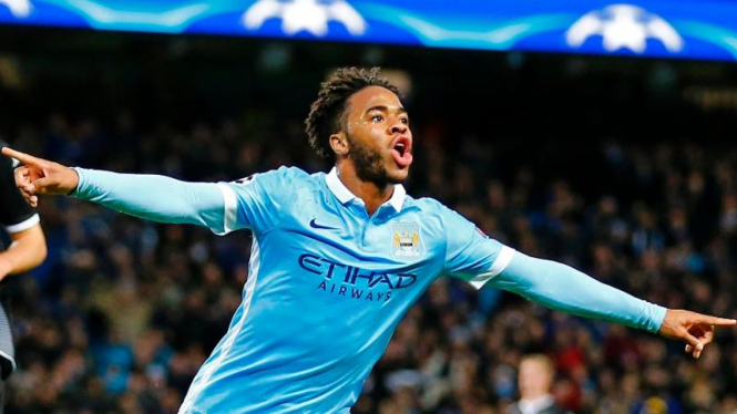 Pemain Manchester City, Raheem Sterling.