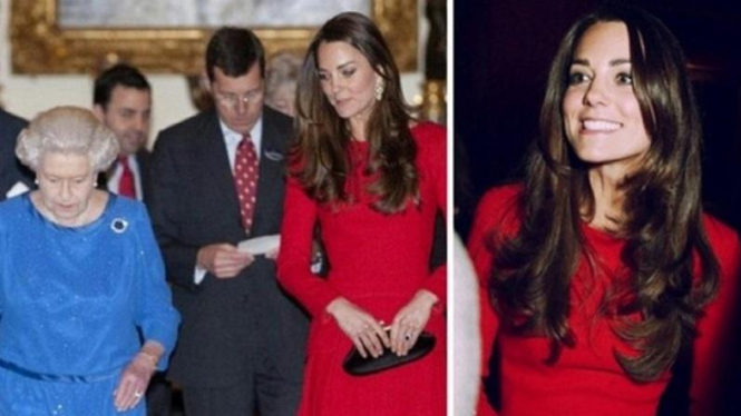 Gaun merah Kate Middleton