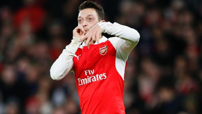 Gelandang Arsenal, Mesut Oezil.