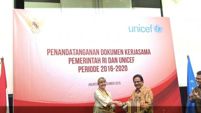 Kerja sama pemerintah dan Unicef