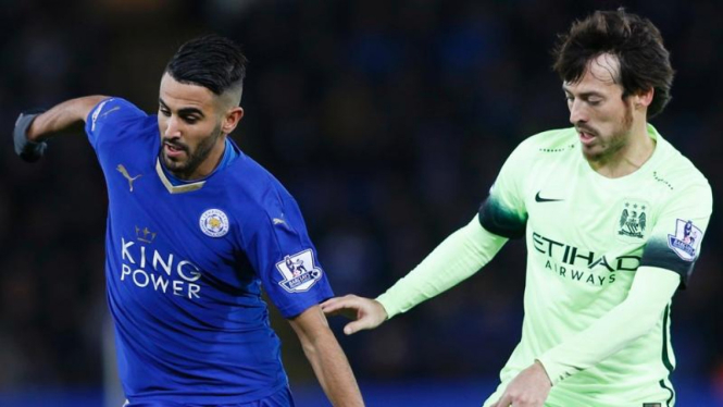 Pertandingan Leicester City vs Manchester City