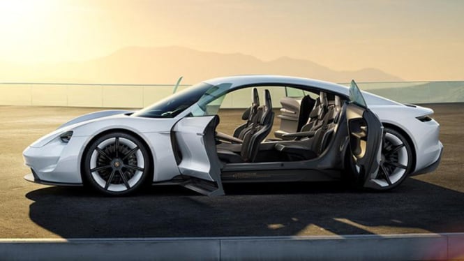 Porsche Mission E Concept.