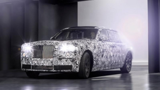 Mobil konsep Rolls-Royce yang mengusung arsitektur baru.