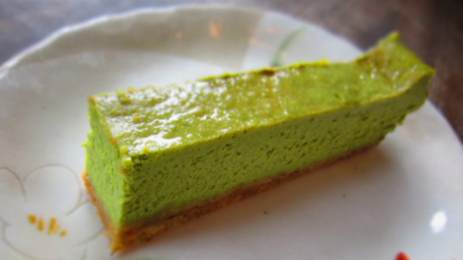 Green tea cheese cake