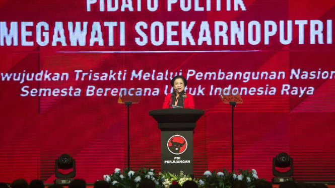 Ketua Umum DPP PDI Perjuangan, Megawati Soekarnoputri