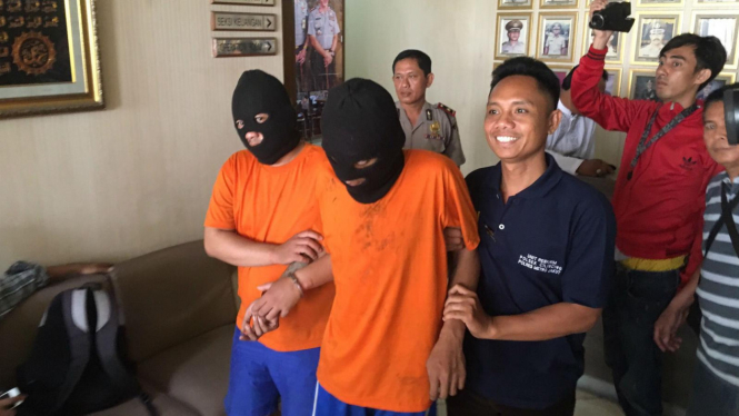 Begal ditangkap polisi