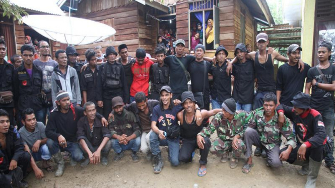 Ilustrasi/Kelompok sipil bersenjata Din Minimi di Aceh