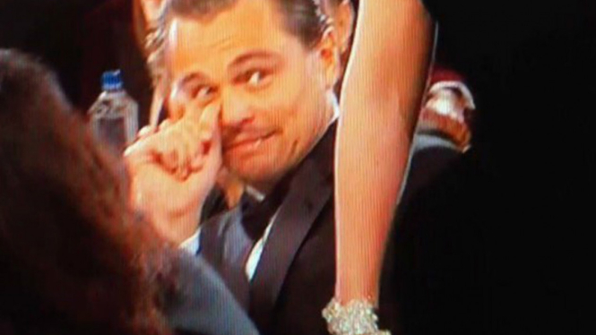 Reaksi Leonardo DiCaprio