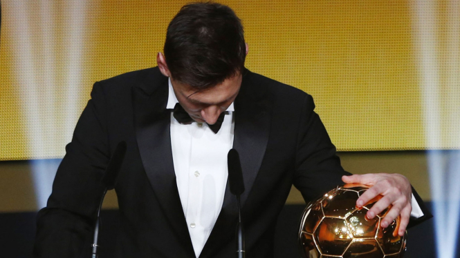 Lionel Messi Raih Ballon d'Or