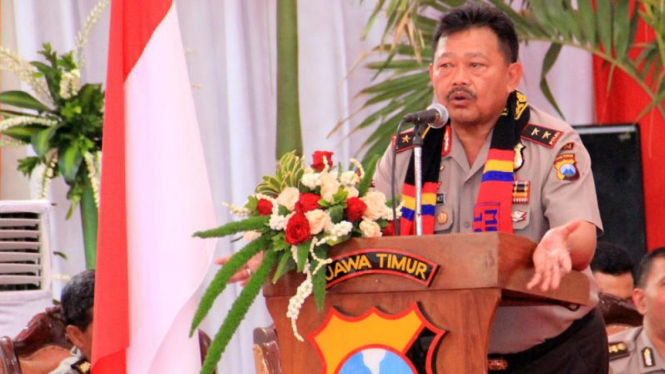 Kepala Kepolisian Daerah Jawa Timur, Inspektur Jenderal Polisi Anton Setiadji.