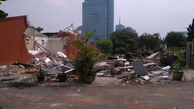 Perumahan di Kompleks Zeni, Mampang Prapatan, Jakarta Selatan.