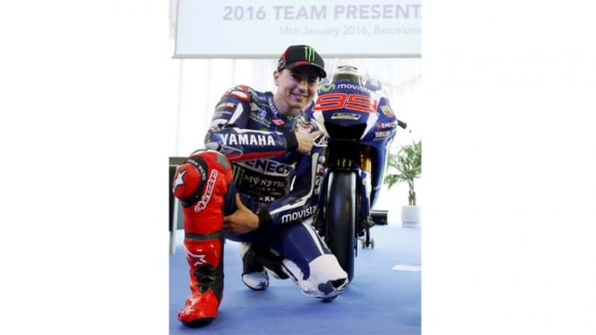 Pembalap Tim Movistar Yamaha Jorge Lorenzo