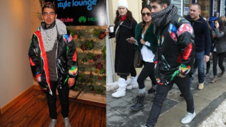 Heboh, Joe Jonas Pakai Jaket Mangkuk Mi Ayam