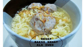 Resep Bakso Sehat ala Iwed