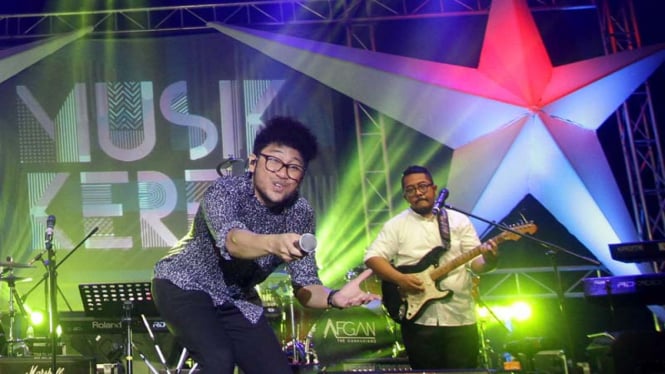 Aksi Afgan dan Kunto Aji di Musik Keren ANTV.