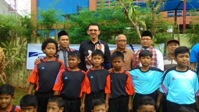 Gubernur DKI Jakarta, Basuki Tjahaja Purnama resmikan RPTRA Kebon Pala