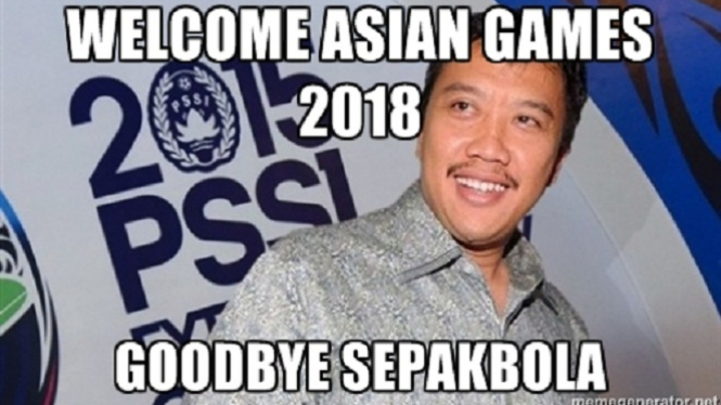 Ilustrasi meme Asian Games 2018