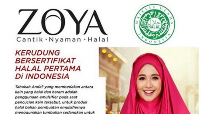 Laudya Cynthia Bella, brand ambassador Zoya