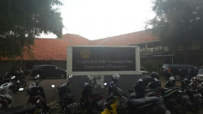 Suasana di tempat Jessica menjalani pemeriksaan kejiwaan di RSCM, Jakarta