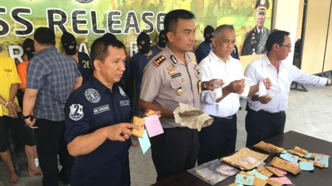 Polres Jakarta Utara merilis pengungkapan narkoba