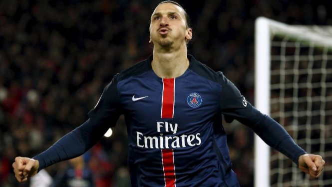 Penyerang Paris Saint-Germain, Zlatan Ibrahimovic