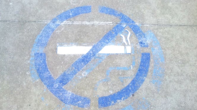 Ilustrasi dilarang merokok