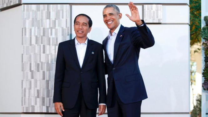 Presiden Joko Widodo dan Barack Obama saat di California beberapa waktu silam.