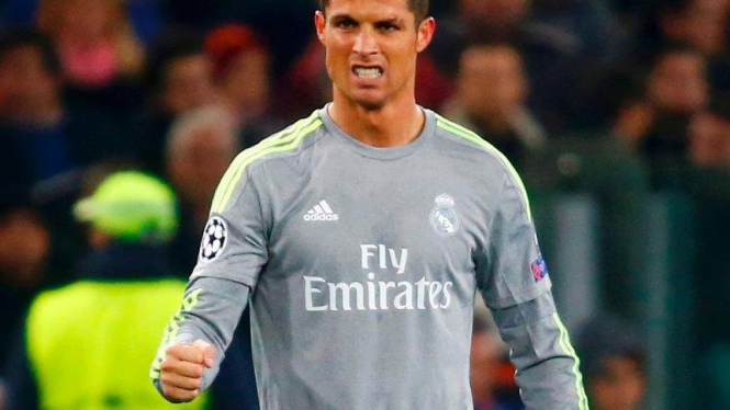  Pemain Real Madrid, Cristiano Ronaldo.