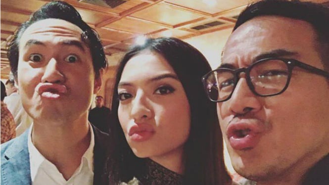 Daniel Mananta, Raline Shah dan Joe Taslim