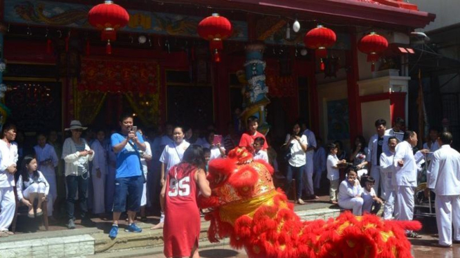 Turis asal China serbu Manado rayakan Cap Go Meh.