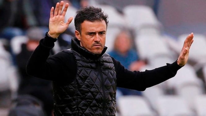 Pelatih Barcelona, Luis Enrique.