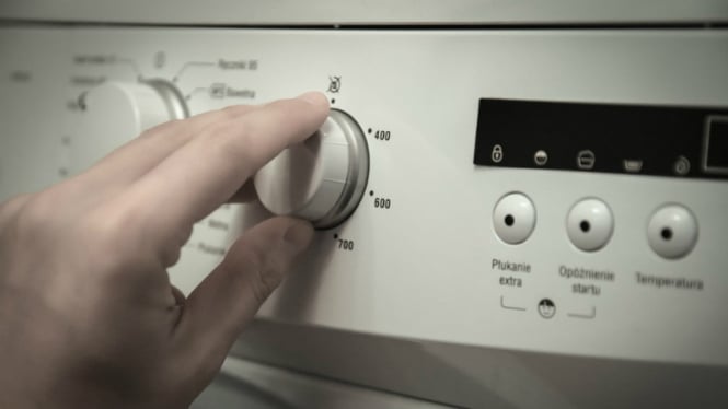 Ilustrasi mesin cuci