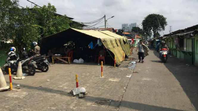 Suasana Kawasan Kalijodo Jakarta