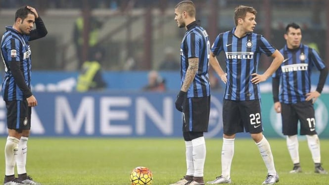 Inter Milan harus mengejar defisit tiga gol jika ingin lolos ke final Coppa Italia.