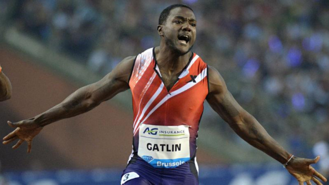 Sprinter asal Amerika Serikat, Justin Gatlin.