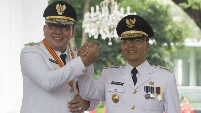 Gubernur Bengkulu Ridwan Mukti dan Wakil Rohidin