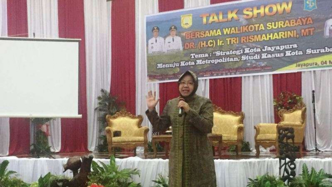 Walikota Surabaya Tri Rismaharini