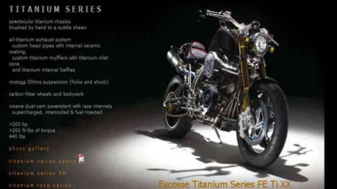 Escosse Titanium Series FE Ti XX.