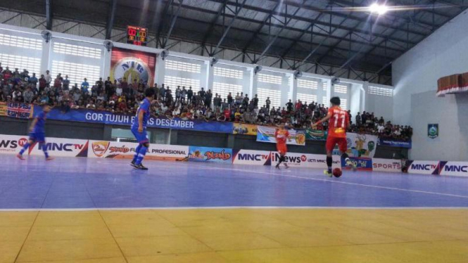 Duel Mataram FC versus Libido FC di lanjutan Liga Pro Futsal 2016.