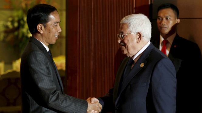 Presiden Joko Widodo dan Presiden Palestina Mahmoud Abbas