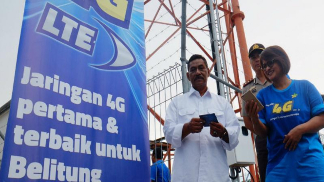 XL Axiata meresmikan jaringan 4G di Belitung