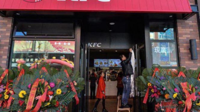 Restoran cepat saji KFC dibuka pertama di Tibet