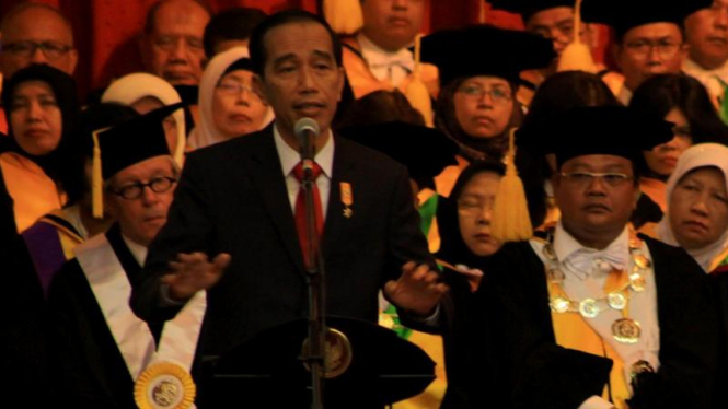 Presiden Joko Widodo beri kuliah umum di Universitas Sebelas Maret