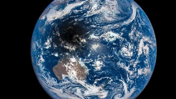 Satelit NASA potret momen Gerhana Matahari Total 2016