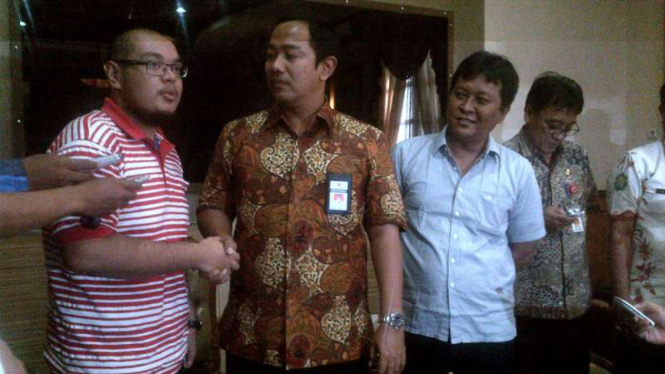 Alaix Muna Kamala, pelaku penghinaan terhadap Wali Kota Semarang Hendrar Prihadi menyampaikan permohonan maafnya, Kamis (10/3/2016)