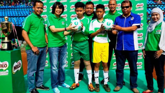 Pembukaan MILO Football Championship 2016 Bandung.
