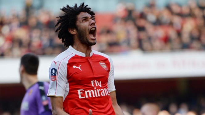 Pemain Arsenal, Mohamed Elneny.