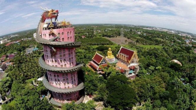 Wat Samphran di Thailand